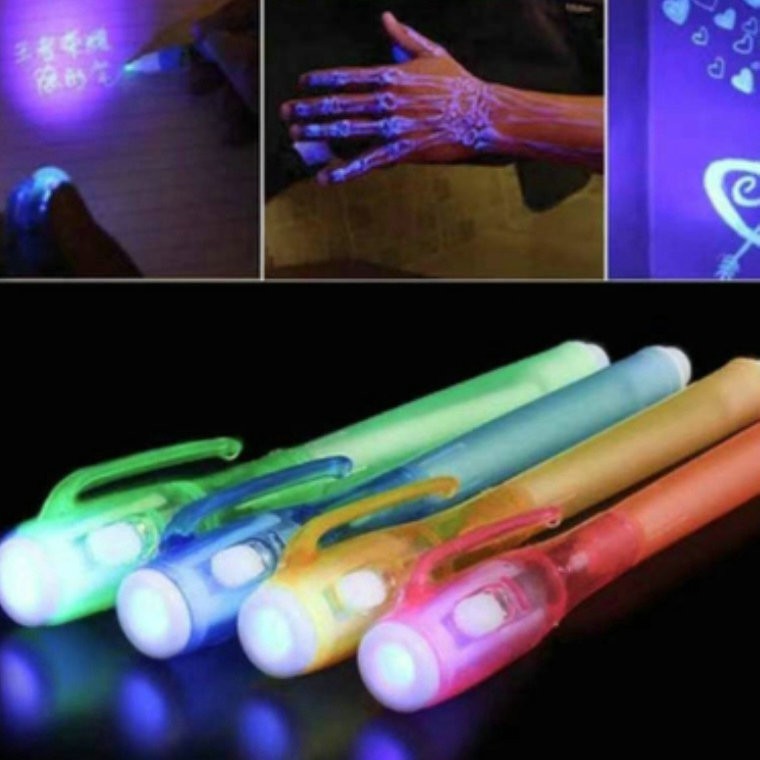 La lámpara de lápiz de burner se puede probar en el sitio, tinta incolora, pintura sin color, luz de detección de iluminación, luz de detección de fuente de luz de billetes