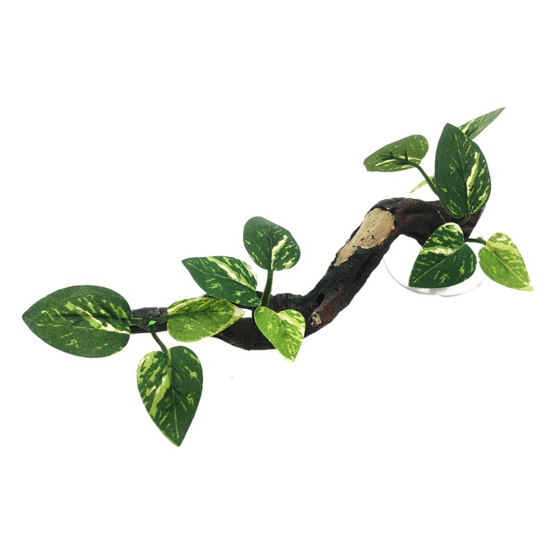 Acuario resina artesanía decoración pecera paisaje decoración simulación resina crawler planta ratán raíz Decoración