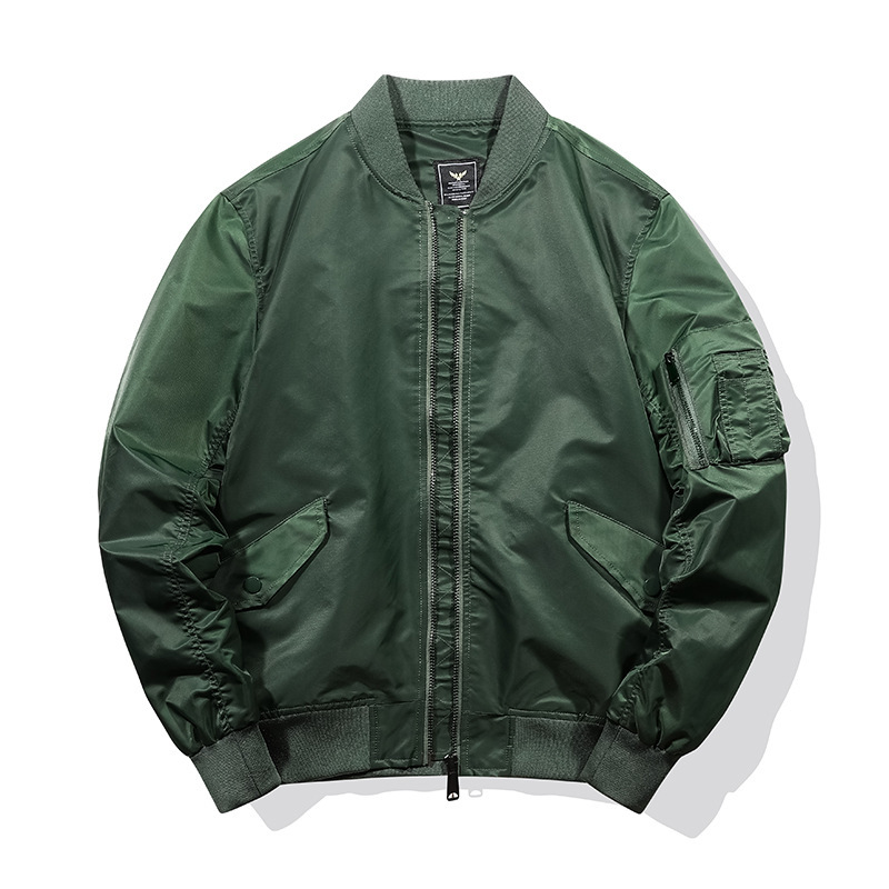 Air MA1 pilot mænds plus size løs afslappet baseball efterårsjakke_voghion.com