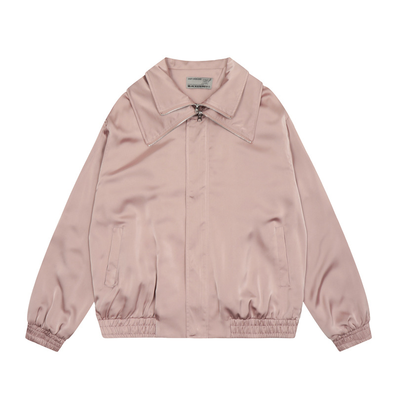 Men's Clothing hip-hop style design sense  two-piece jacket men's and women's fashion brand street all-match personality motorcycle jacket_voghion.com