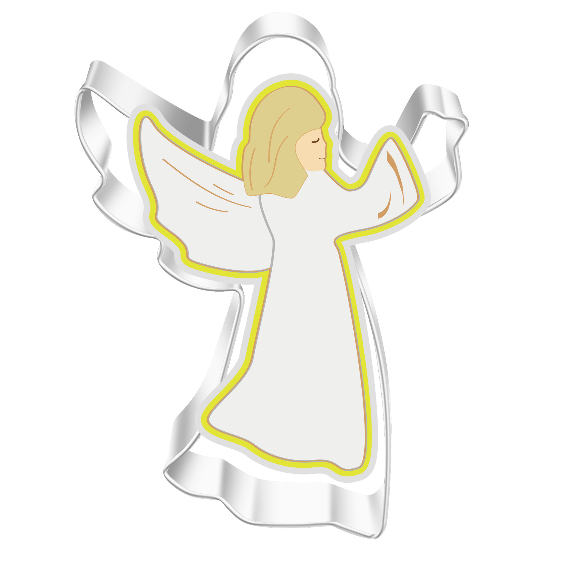 Acero inoxidable molde de galletas de Navidad árbol de Navidad Santa Claus copo de nieve alce Amazon Fuente de la fábrica de comercio exterior