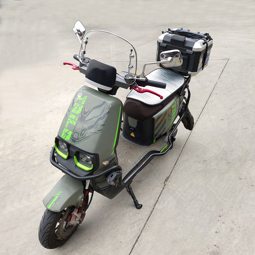 Suitable for Retro Modified Height-Increasing Small Windshields for Niu, Tailg, Yadea, and Aima Scooters, Retro Motorcycle Front Windscreen