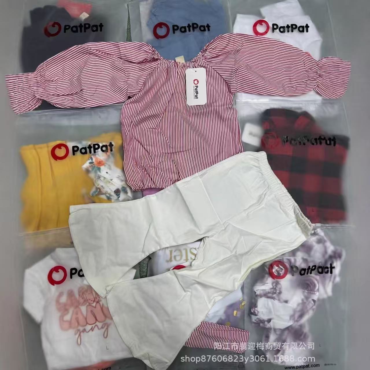 2025 Trendy Children's Clothing - Patpat Cross-Border Foreign Trade - Boys' and Girls' Clothing - Factory Overstock - In Stock