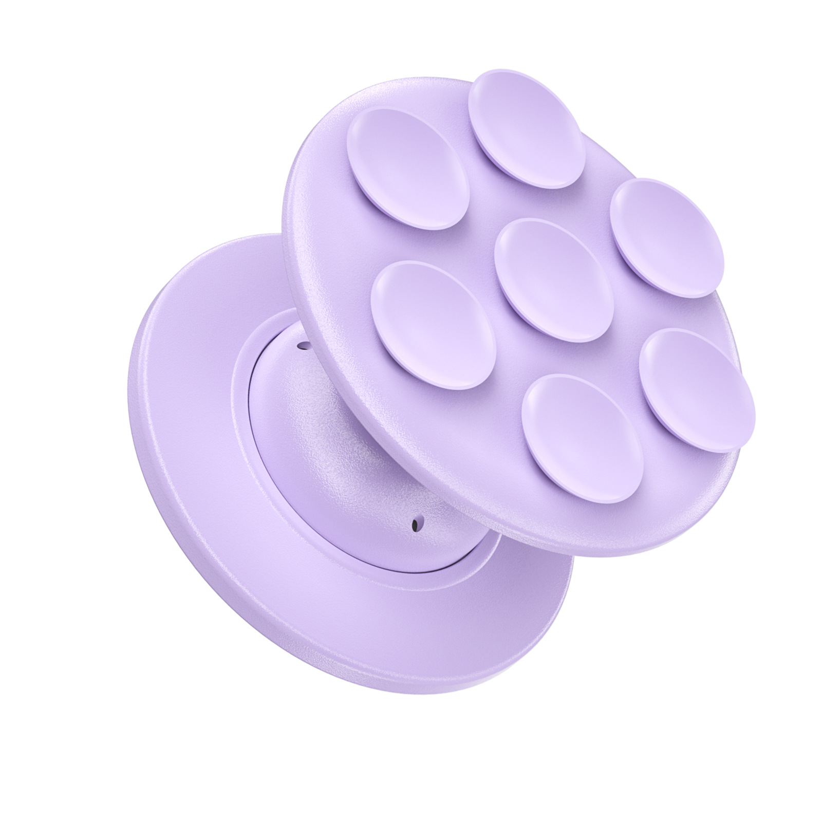 Soporte de bolsa de aire para teléfono móvil escritorio perezoso silicona plegable retráctil redondo de color sólido ventosa de vacío empuñadura para teléfono móvil al por mayor