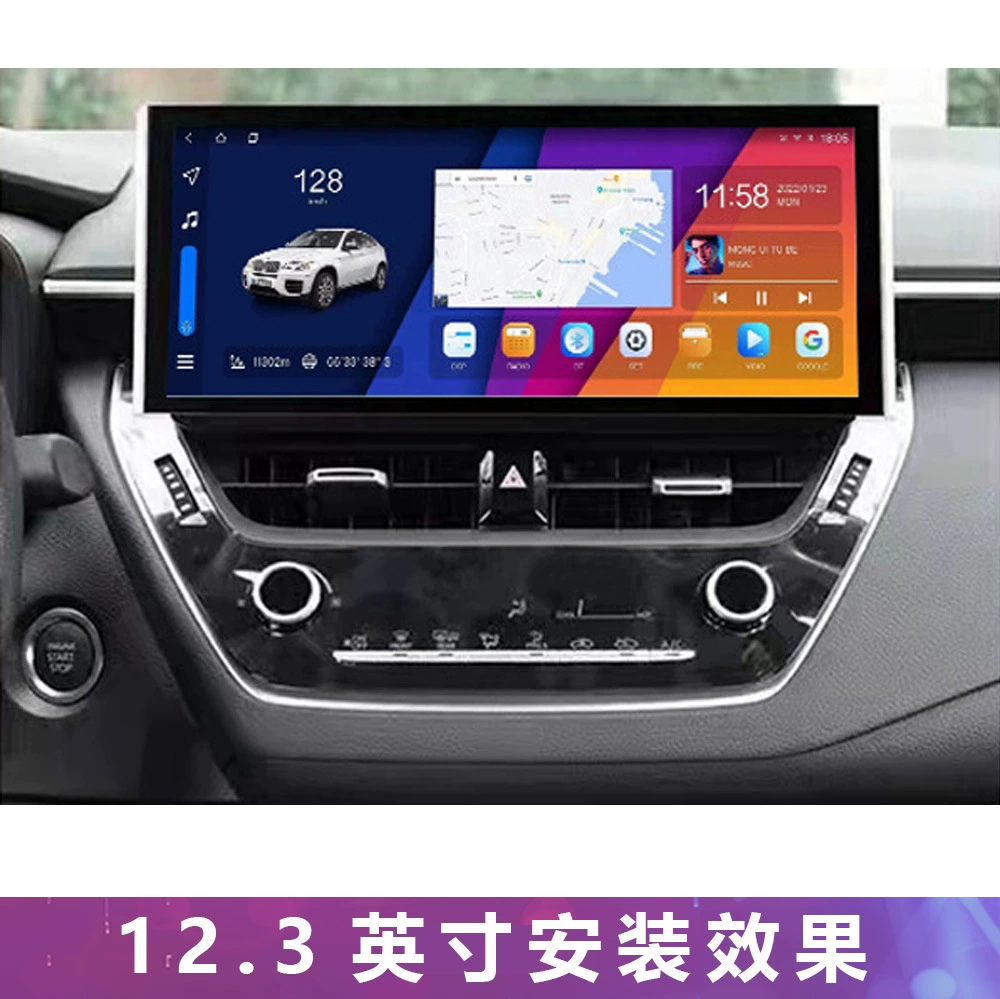 Совместимая модель Toyota Corolla навигация на дюйм Android навигация с авто-станцией 12.3 Carplay/haicar