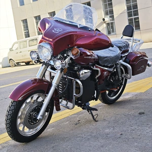 Rusiyaya ixrac edilən retro 3000W güclü yüksək sürətli elektrikli motosiklet.