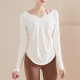 Yoga clothes women's quick-drying fitness clothes sports tops Pilates training long-sleeved clothes running blouse autumn and winter
