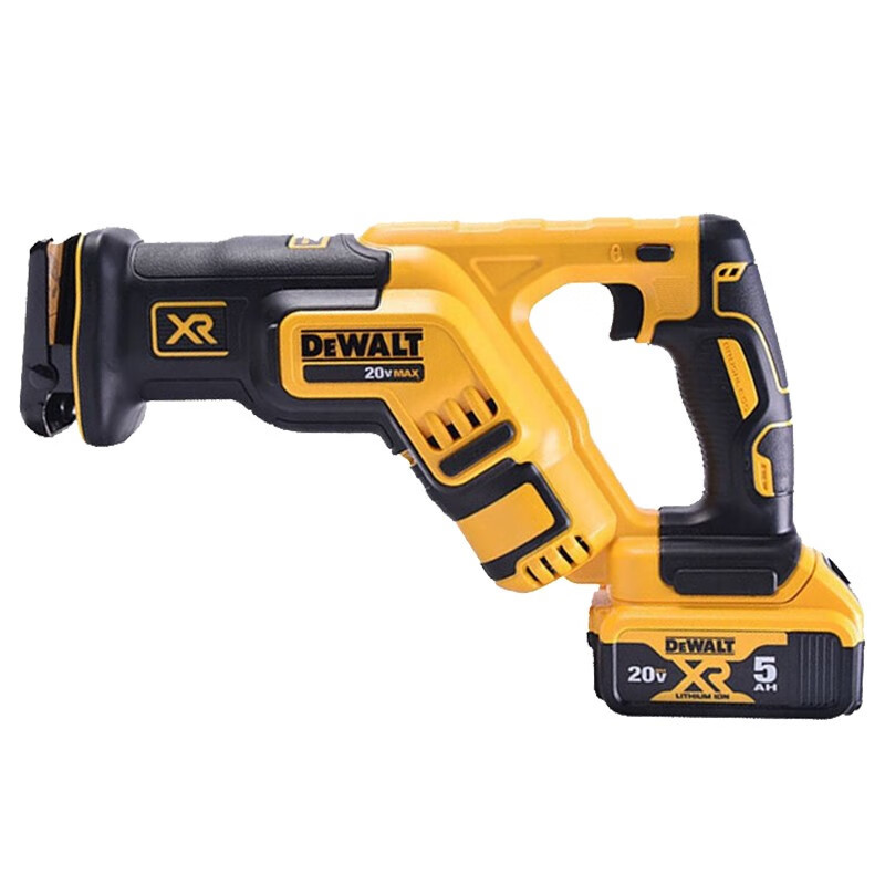 得伟（DEWALT）20V锂电无刷往复锯 2x5.0Ah 电池套装 DCS367P2