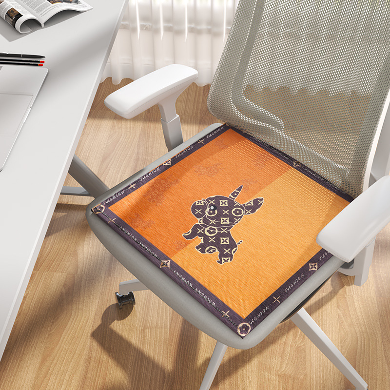 Moda moderna silla cojín cuatro estaciones universal hogar Oficina silla cojín verano hielo seda transpirable fresco cojín