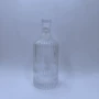定制500ml透明玻璃洋酒瓶
