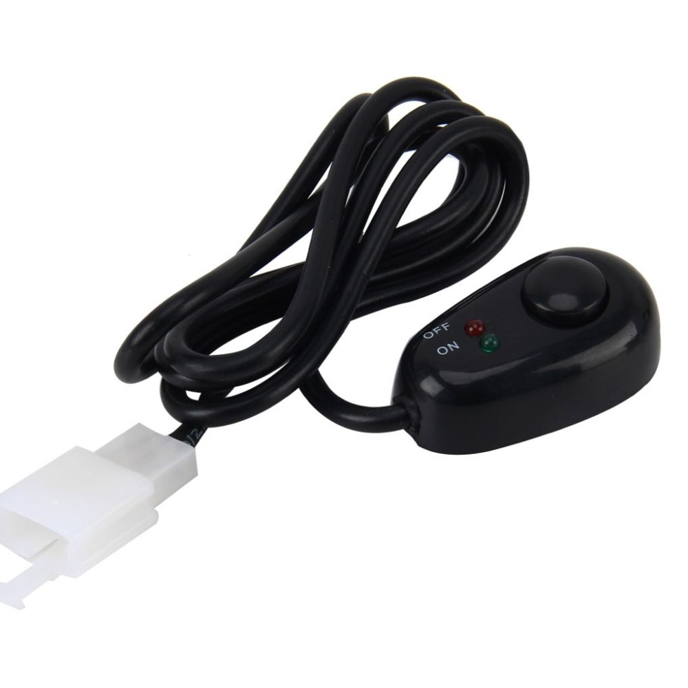 Interruptor del arnés de cableado del automóvil con luz indicadora doble ON-OFF luz de trabajo luz larga interruptor de uso común luz antiniebla interruptor de presión