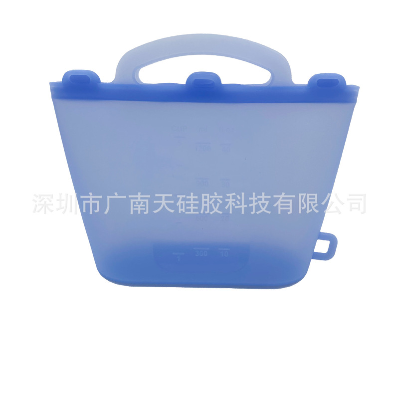 热销带盖冻汤火锅底料分装盒硅胶大冰格高汤冷冻储存盒硅胶冰格|undefined