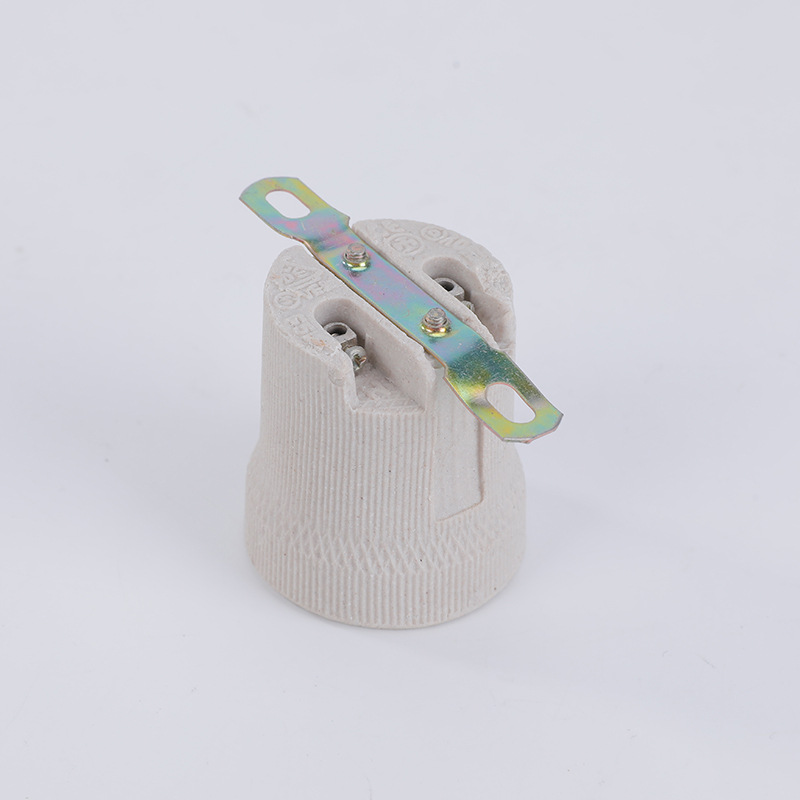 E27 lámpara de cerámica resistente a altas temperaturas conector de lámpara de lámpara accesorios de lámpara de lámpara conector de lámpara de lámpara tipo conector de lámpara de lámpara