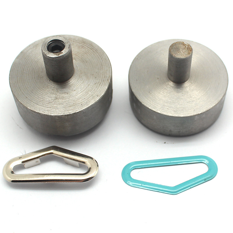 三角鸡眼手压电动手敲模具  精雕喷漆异形三角气眼工具