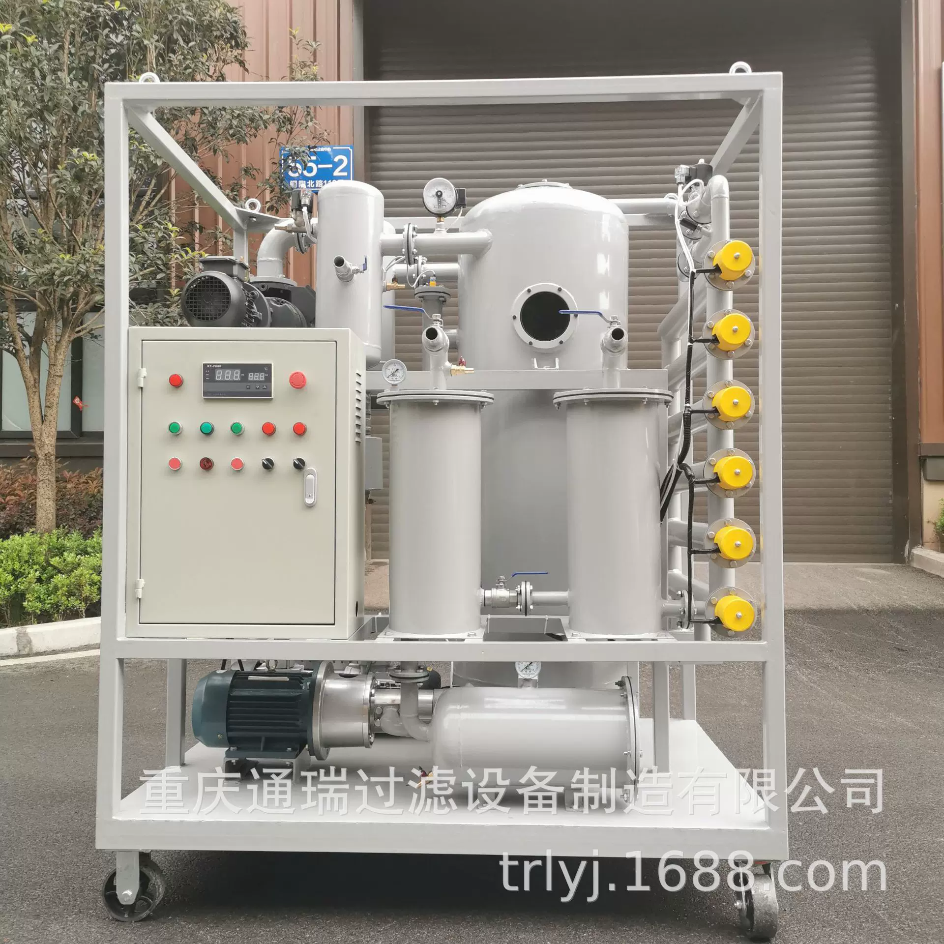 变压器油双极真空滤油机 变压器抽真空注油设备