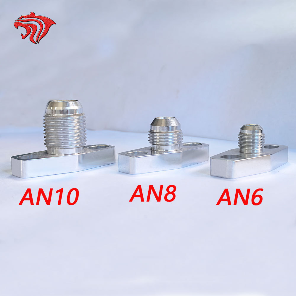 Car Modification Accessories an Aluminum Alloy Gt28Gt30 Turbocharger Flange Turbine Oil Inlet Repair Flange Sleeve