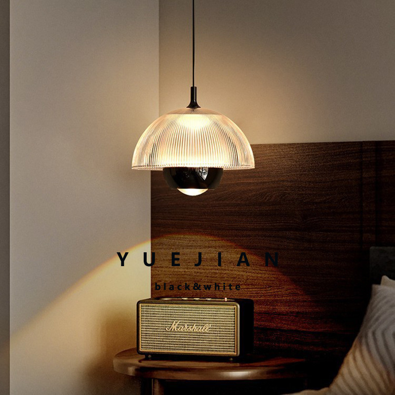 Linglan Chandelier Bedroom Bedside Lamp Modern Light Luxury High-End Adjustable Hand-Swept Flower Bud Restaurant Italian Entrance Lamp