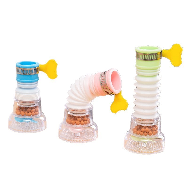水龙头过滤器家用厨房可旋转自来水喷头洗菜防溅节水器带卡扣花洒|undefined