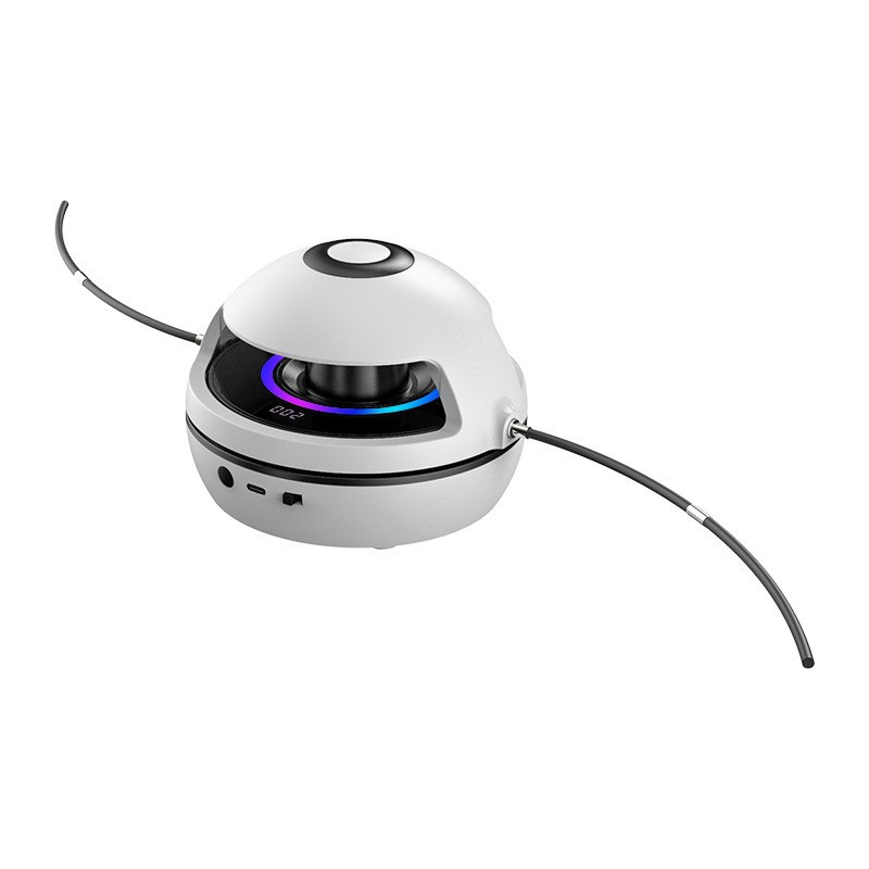 002 white (with breathing light and bluetooth music)