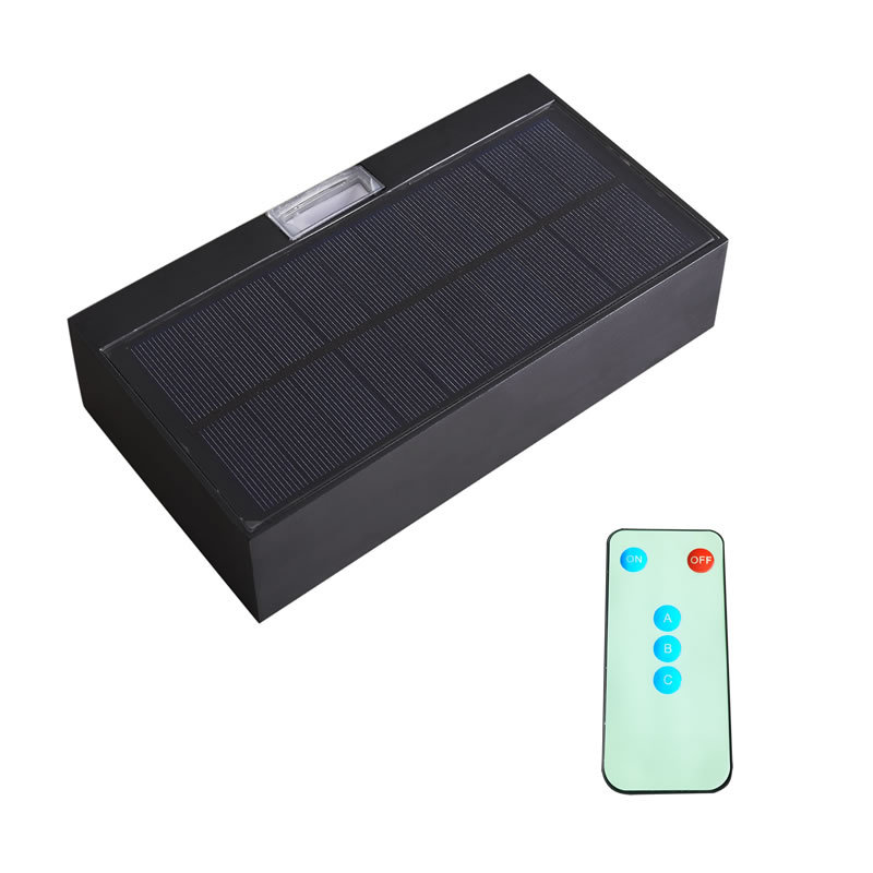 Lámpara solar al aire libre hogar jardín lámpara Cableado-libre al aire libre arriba y abajo de la pared luminosa lámpara de lavado Villa nueva lámpara de pared rural