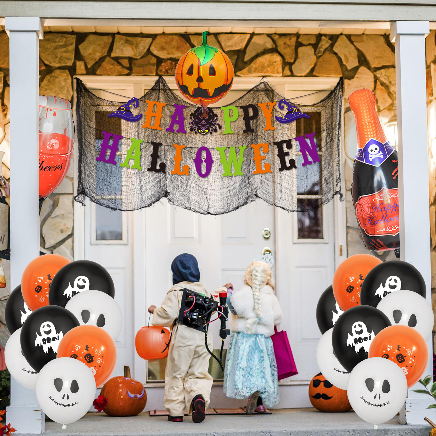 万圣节黑网套装 (4)