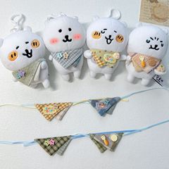新品围兜13cm自嘲熊娃衣10cm棉花娃娃三角巾衣服着替可爱玩偶配饰