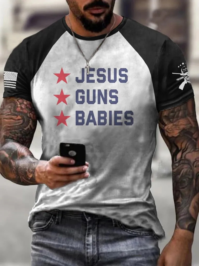 Comercio electrónico transfronterizo Amazon 3D Impresión digital hombres Camiseta cuello redondo manga corta casual Top moda tendencia fabricante