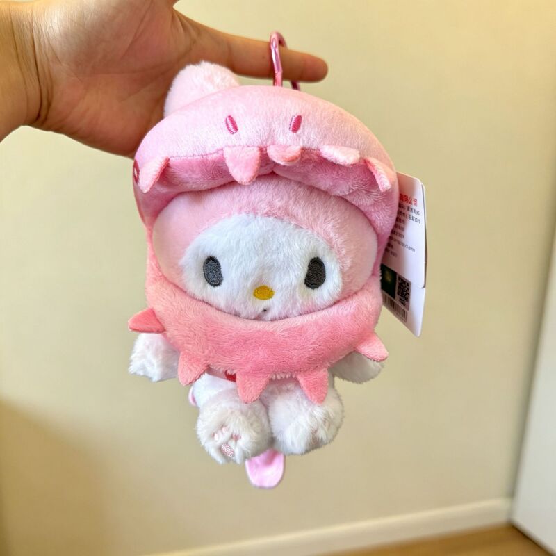 Authentic Popular Little Dinosaur Sanrio Hello Kitty Cinnamoroll Pompompurin Keychain Pendant Bag