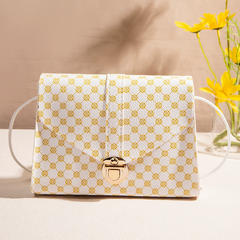 Модная сумка через плечо с замком, коллекция 2023, элитный класс