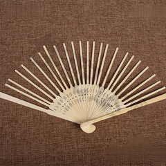 新品 和风日式 cm小扇子折扇竹制 扇骨 骨架  可diy做手工其他