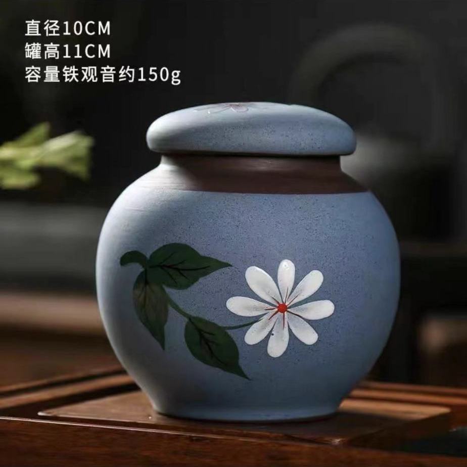 데이지 항아리 150g 핸드페인팅