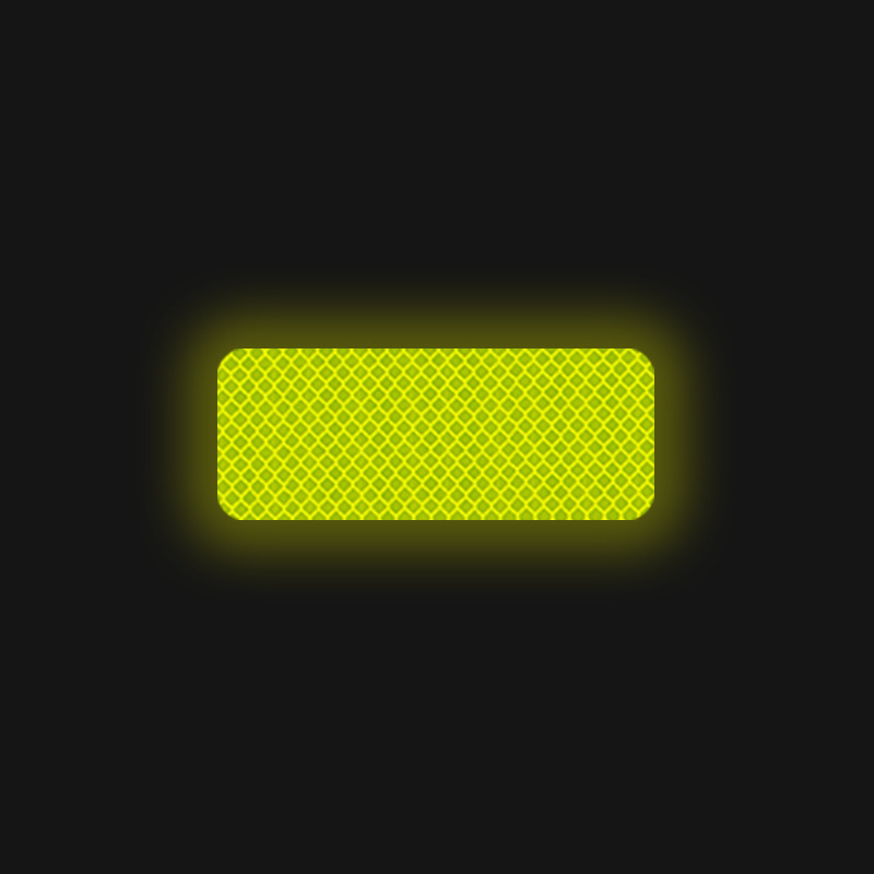 Yellow warning reflective sticker