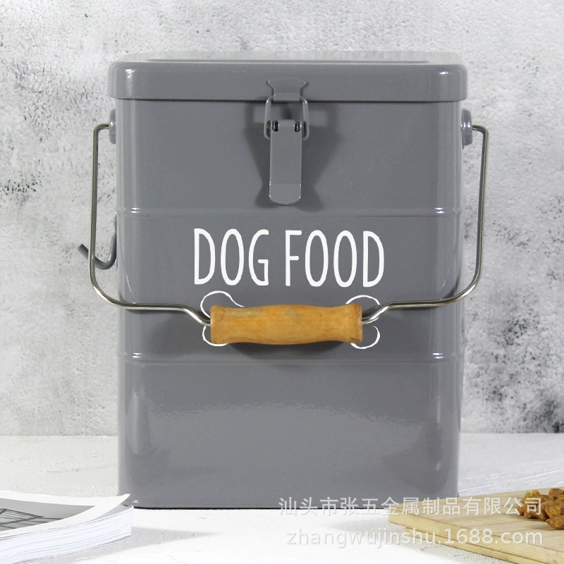 Источник фабрики ведро для хранения зерна для домашних животных герметичное влагостойкое Amazon новый резервуар для зерна для собак кошачье зерновое ведро винтажное ведро для хранения