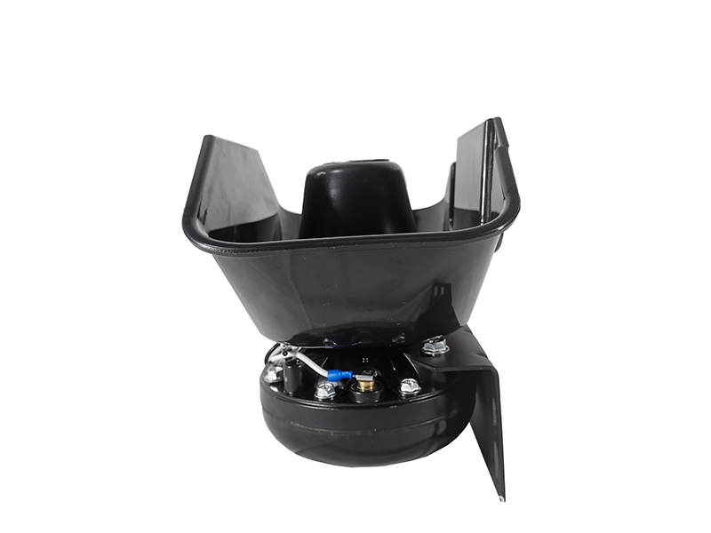 12V Car Alarm Speaker 200W High-Power Loudspeaker Siren Speaker Slanted Design Black Horn Speaker