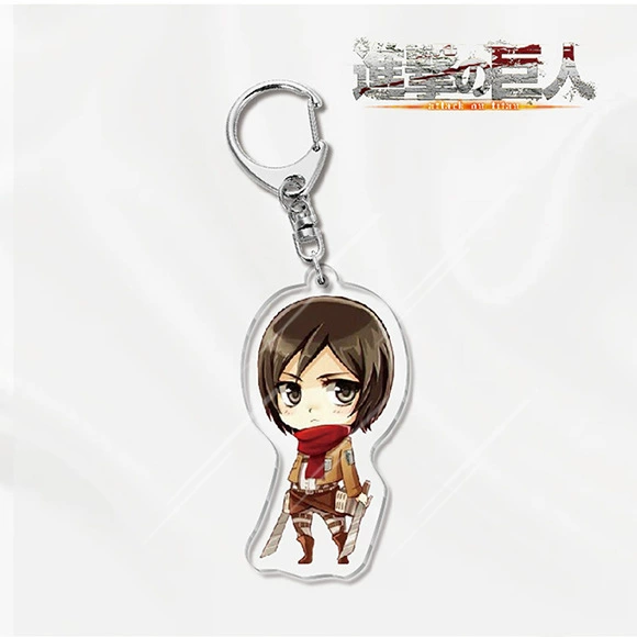 Аниме-игровая атрибутика: акриловый брелок-подвеска Attack on Titan 2 Allen Sanya, креативный подарок