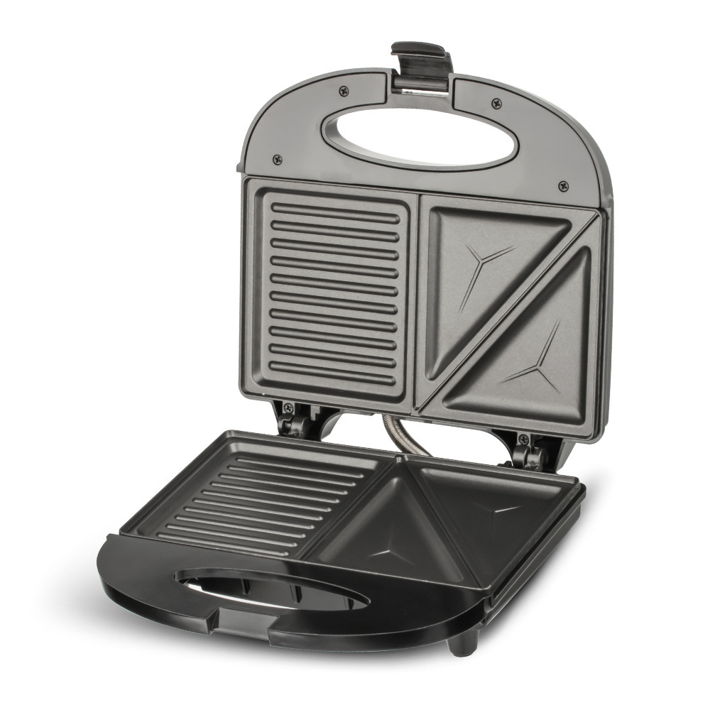 RAF Máquina de sándwiches estándar europeo y americano Máquina de desayuno Mini máquina de waffle multifuncional Máquina de pastel Máquina de desayuno Tostadora