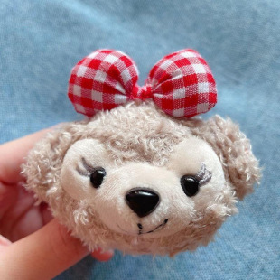 Stuffed RaBBit Duffy Bear Star Dew Hair Rope Hairpin Set Plaid Bow Hair Accessories Hair Tie Hair Accessories Bb Clip Hair Tie