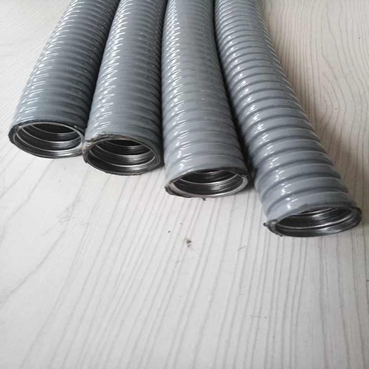 供应304灰色包塑金属软管Φ20