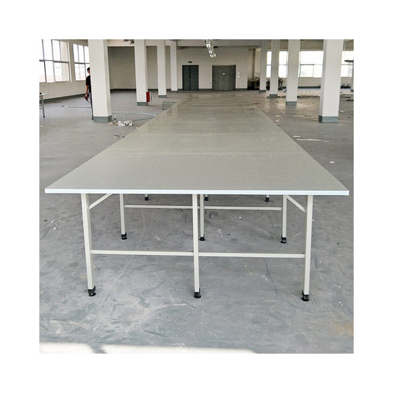Factory combination clothing cutting table cutting chopping board table sewing table stainless steel edge cutting table