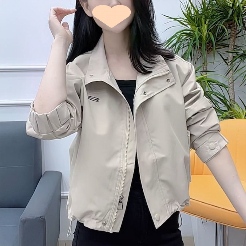 高级感夹克短外套女春秋2025春季新款时尚洋气减龄拉链小个子上衣|undefined