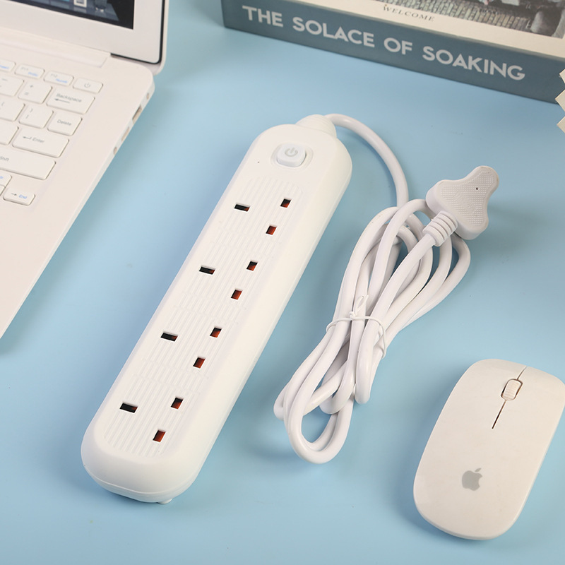 Seguridad doméstica enchufe protector de seguridad eléctrica doméstica tarjeta de succión de doble arma 4 12 agujeros carcasa blanca