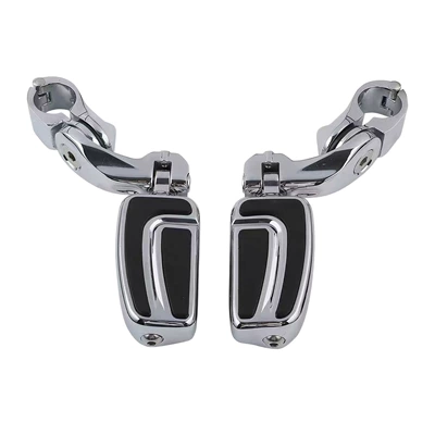 Motorcycle pedals, Suitable for Harley Road King - electroplating-bumper-pedals
