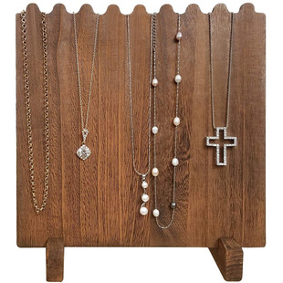 Wooden Jewelry Display Rack Retro Jewelry Rack Necklace Bracelet Earrings Storage Rack Jewelry Display