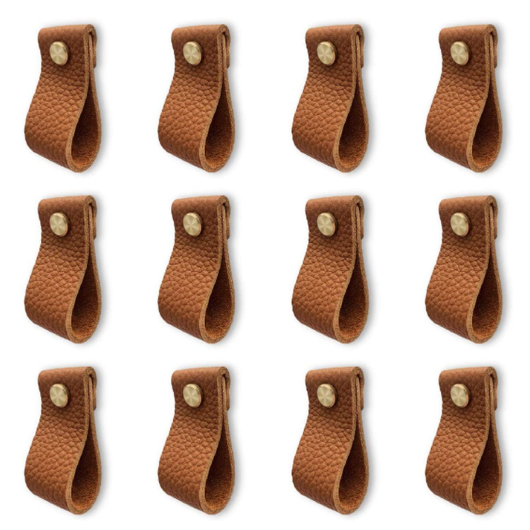 Leather cabinet wardrobe handles Simple cabinet door drawer door…