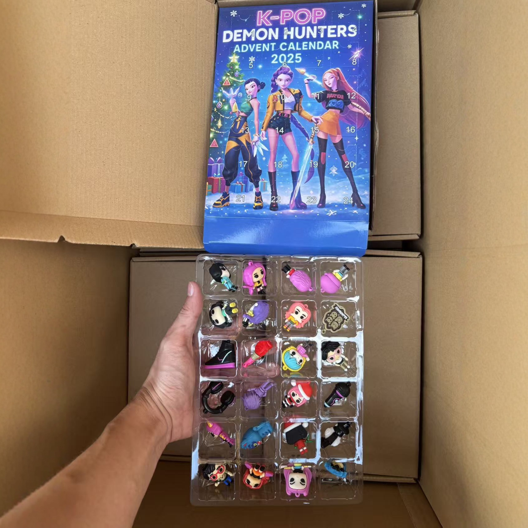 Calendario de Adviento en Caja Ciega de PVC para Halloween y Navidad image 2