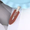 Dark brown (solid color plastic seamless clip)