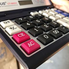 JOINUS眾成牌8855V 摺疊翻蓋計算器太陽能自動翻查連加計算機批發