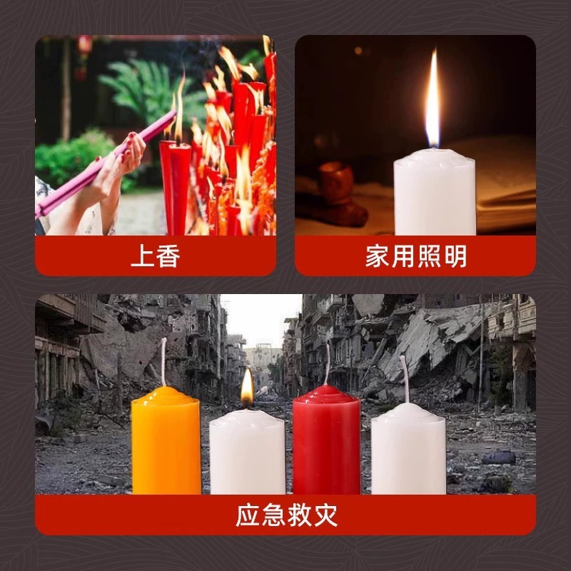 停电蜡烛石蜡无烟房间号大酒店香氛防灾耐烧小时晚餐无味|undefined