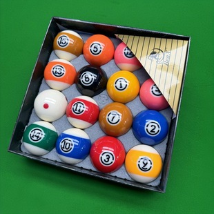 Black Eight Crystal Billiards Sub American Sixteen Color Billiards Standard Large Billiards Supplies Resin