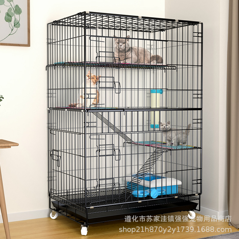 고양이 케이지 고양이 빌라 접이식 단층 2 층 3 층 4 층 고양이 케이지 도매 공장 직접 고양이 케이지 고양이 둥지